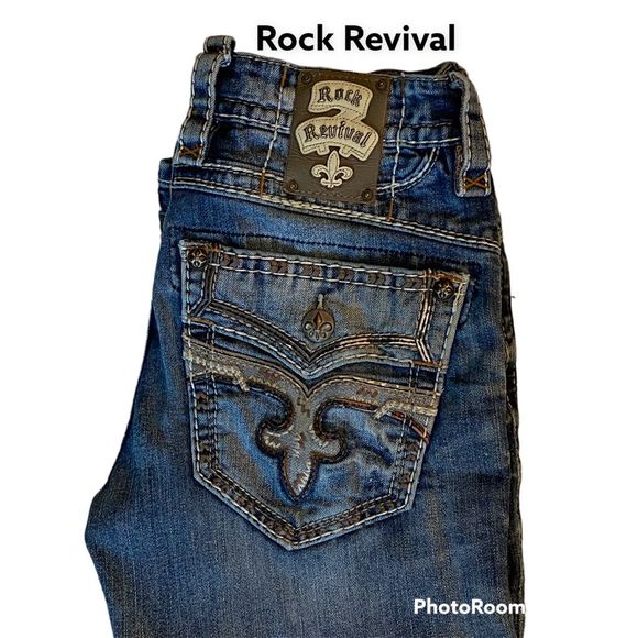 Rock Revival Other - Rock Revival SZ 31 Men’s Factory Faded Rogue Bootcut Denim Jeans